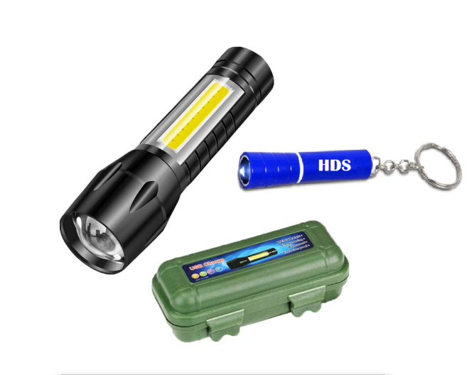 Flashlight Packable Mini Portable USB Rechargeable Flashlight